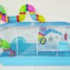 Jaula para Hamster, 2 pisos, Equipada - Celeste