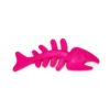 Juguete Mordedor de Goma forma de esqueleto de pescado - Rosado