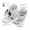NUEVO!! Comedero Electrónico Programable de 4L - Adaptador corriente - Blanco - PETRUST - Imagen 4