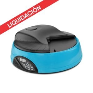 Comedero Automático Programable 4 Comidas + Agua - Celeste