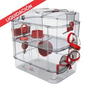 Jaula de lujo para Hámster  Rody3 Duo Grenadine - con mini yaya